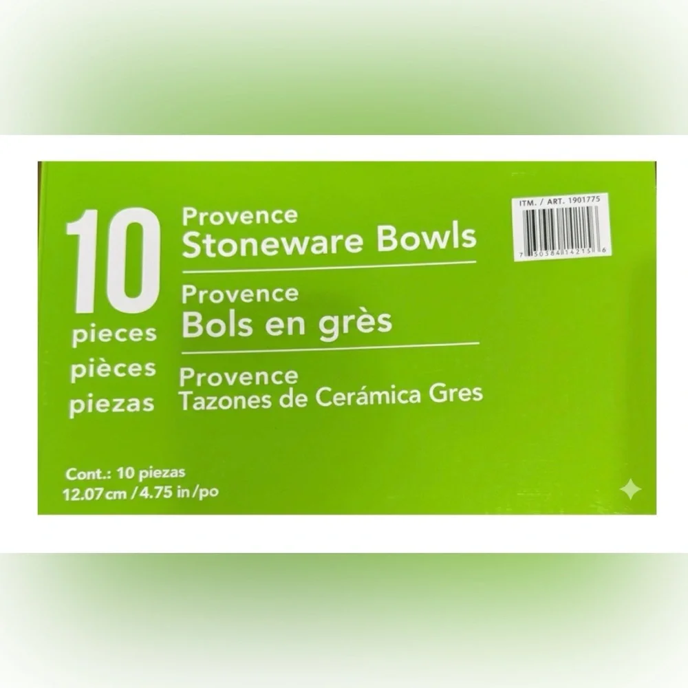 Provence Floral Stoneware Bowl Set - Multicolor (10 pc) - Picture 3 of 5